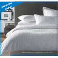 3 Pieces Pure White Ultrasonic Bedspread Quilt